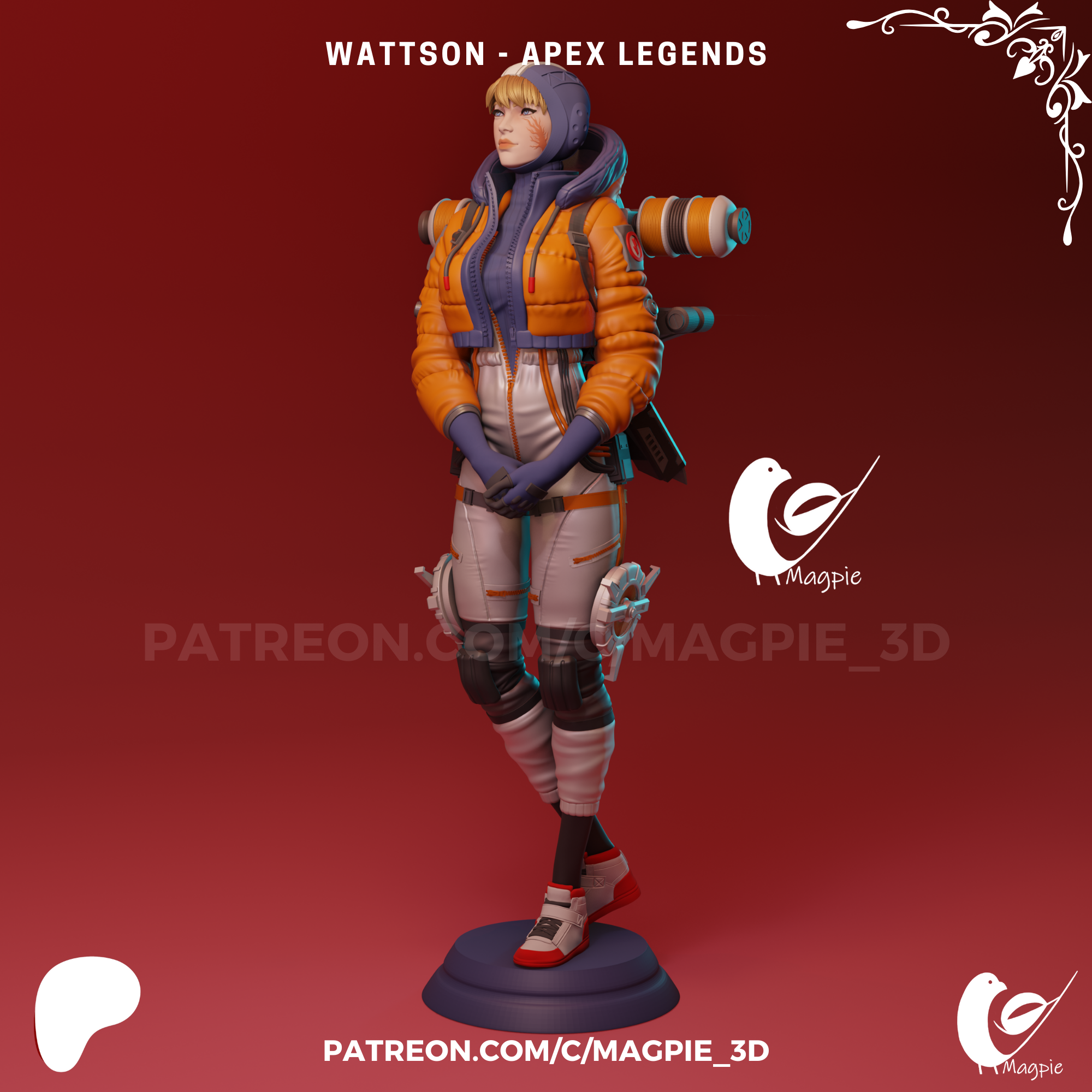 Wattson - Apex Legends Magpie_3d 06 